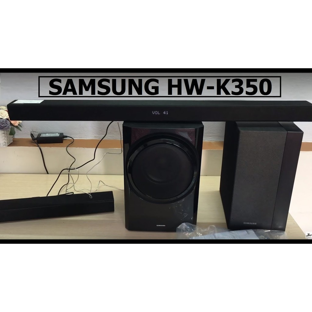 Loa thanh soundbar Samsung 2.1 HW-K350 150W/XV_có REMOTE