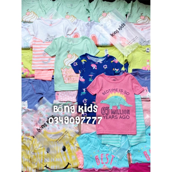 Bộ Hè Borip Bé Gái Cotton C@rters(quần và mẫu giao ngẫu nhiên)