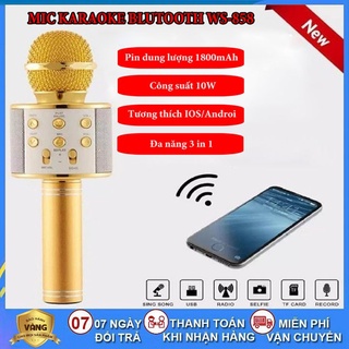 Micro Karaoke Bluetooth - Micro không dây cầm tay 858