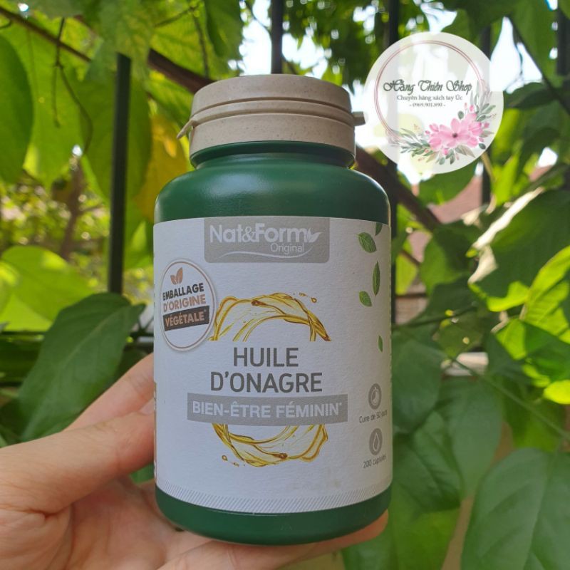 (Đủ bill) Tinh dầu hoa anh thảo Pháp Nat&Form lọ 200v