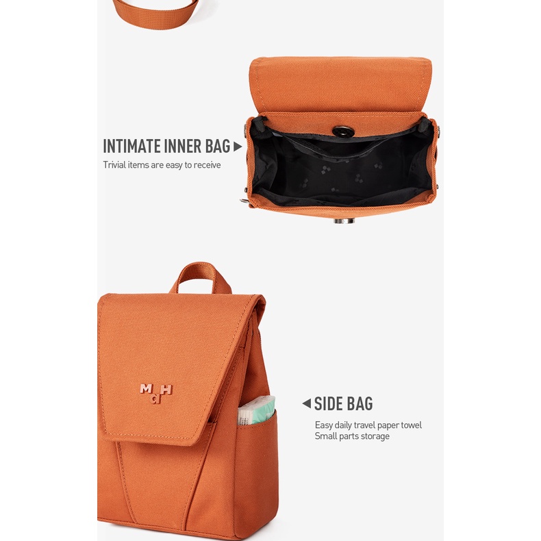 Ba lô du lịch MAH mini nhỏ gọn dễ thương thời trang thường ngày đơn giản trẻ trung mới dành cho nữ