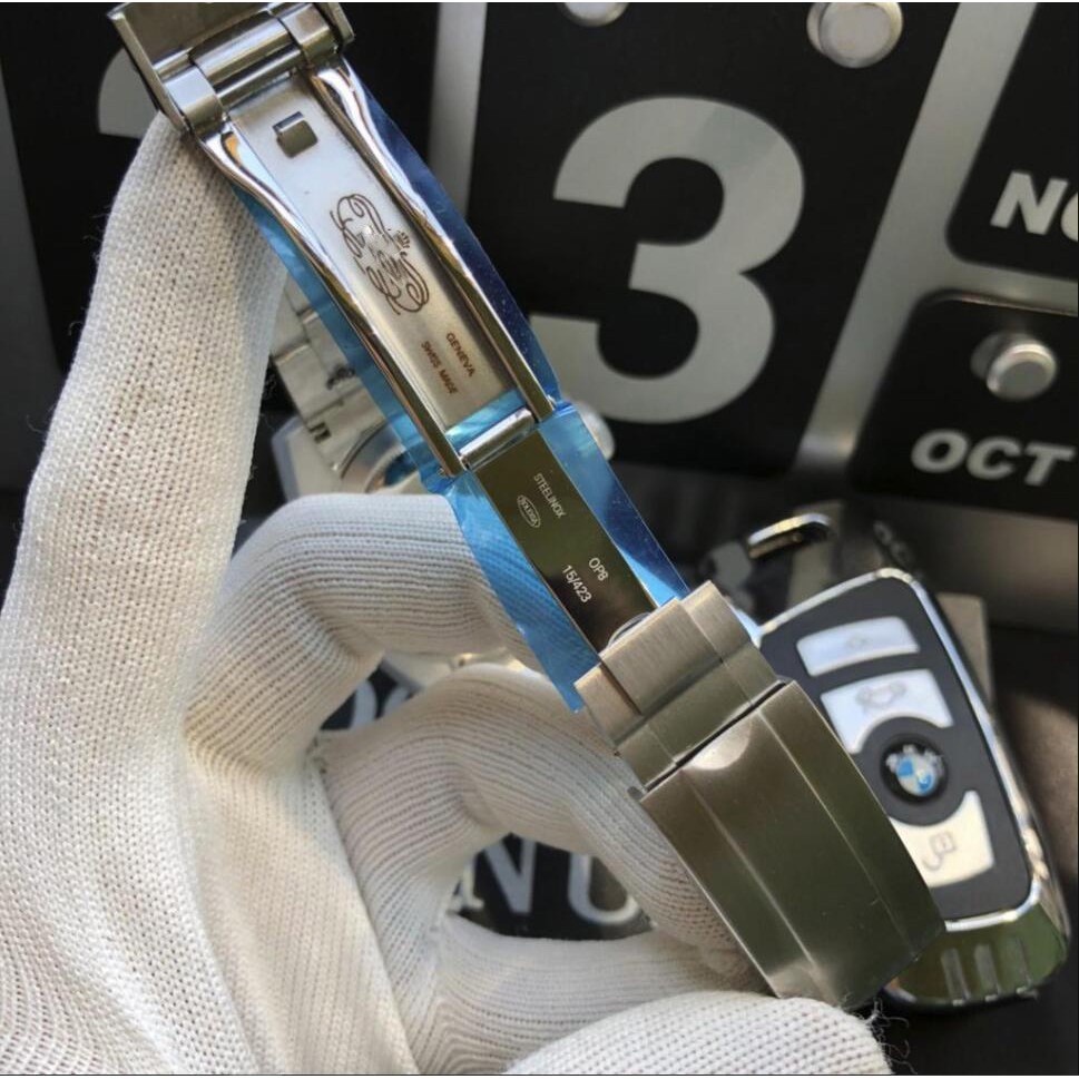 Đồng Hồ Nam Automatic Tọa Độ Submariner , Size 41mm , Dây Thép , Viền Màu