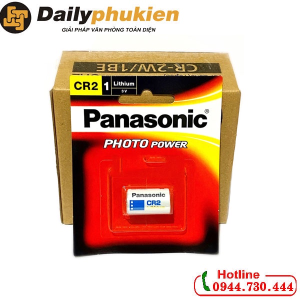 Pin CR2 Panasonic 3V Lithium Vỉ 1 Viên dailyphukien