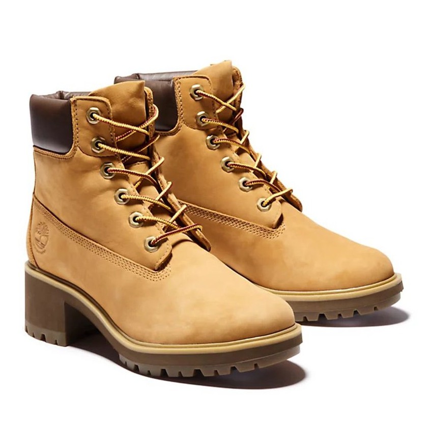 Giày Cổ Cao Nữ Timberland Kinsley 6 Inch Wheat Nubuck Waterproof TB0A25BS24