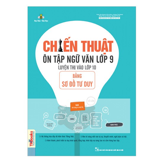 Sách Chiến Thuật Ôn Tập Ngữ Văn Lớp 9 Luyện Thi Vào 10 Bằng Sơ Đồ Tư Duy