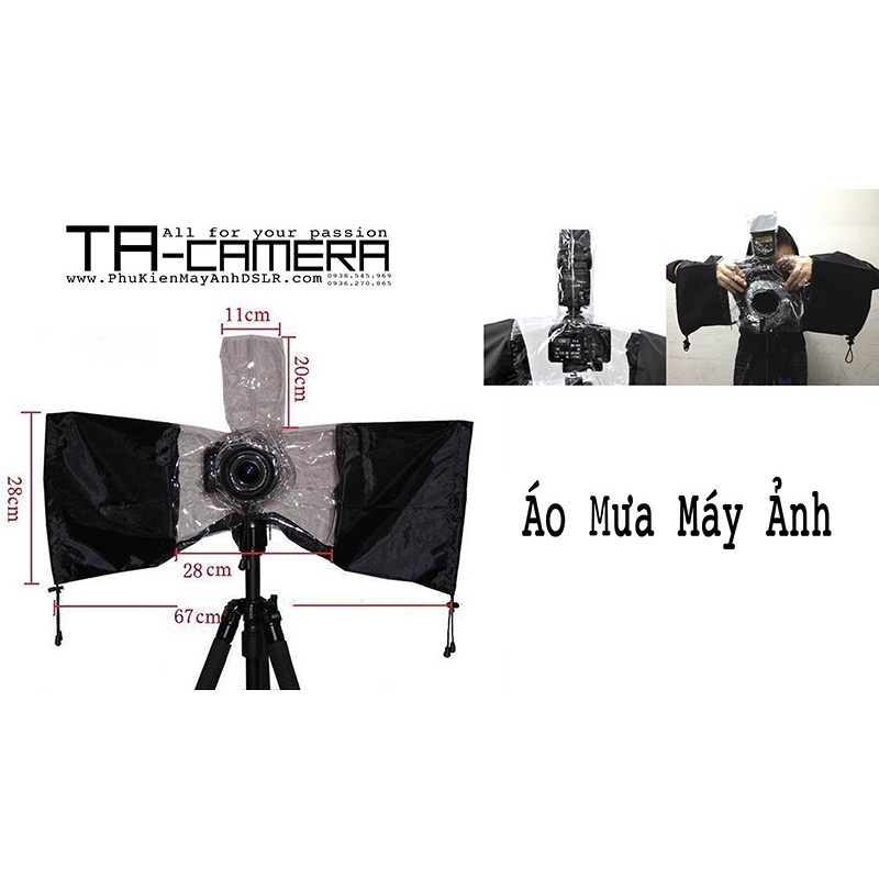 Áo mưa cho máy ảnh