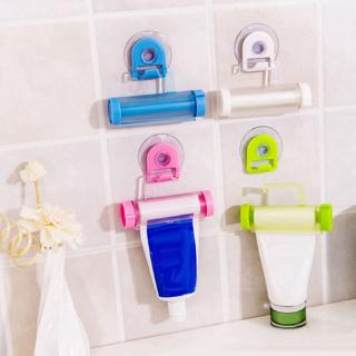 Useful Plastic Rolling Tube Squeezer Toothpaste Holder Bathroom Dispenser