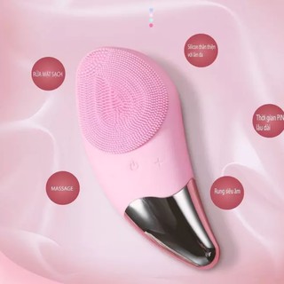 MÁY RỬA MẶT RUNG MASAGE HÃNG SONIC FACIAL KÈM XẠC USB VỆ SINH MẶT CỰC SẠC