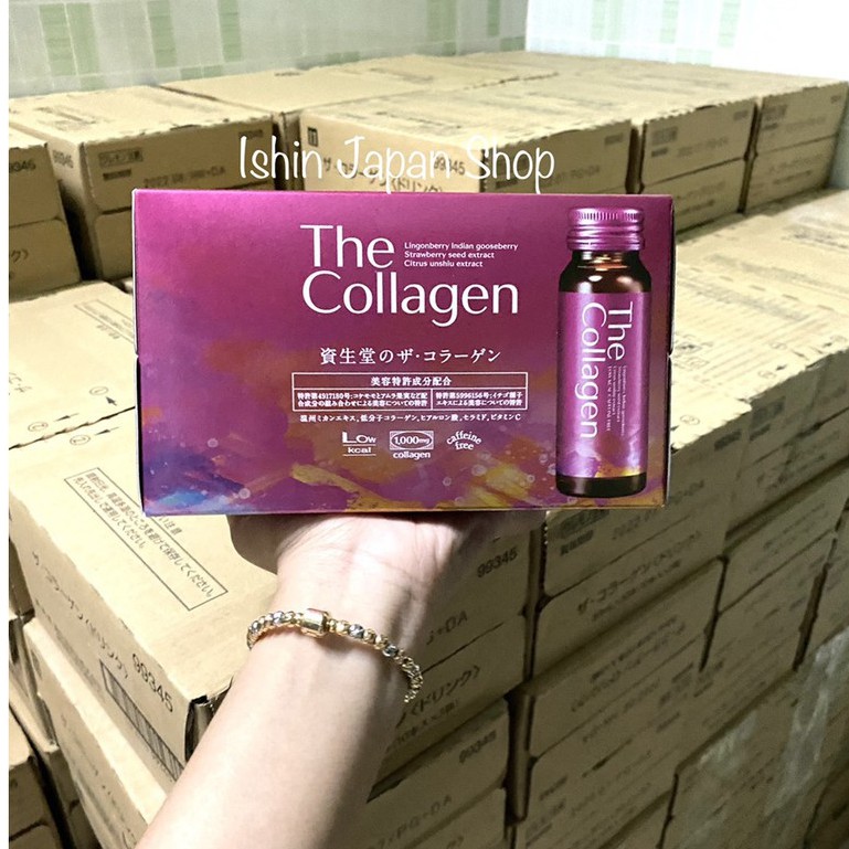 [ Mẫu Mới Nhất]Nước uống The collagen shiseido Nhật bản 10 lọ | Thế Giới Skin Care