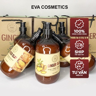 Cặp Dầu Gội Xả Gừng tươi Ginger Olap 800ml x2