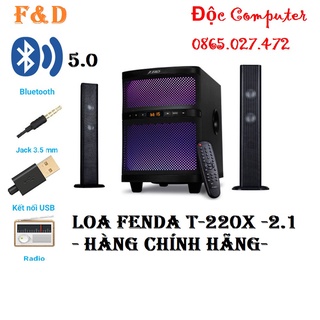 Loa bluetooth fenda t-220x usb/aux/bluetooth/rac/optical cao cấp - hàng chính hãng