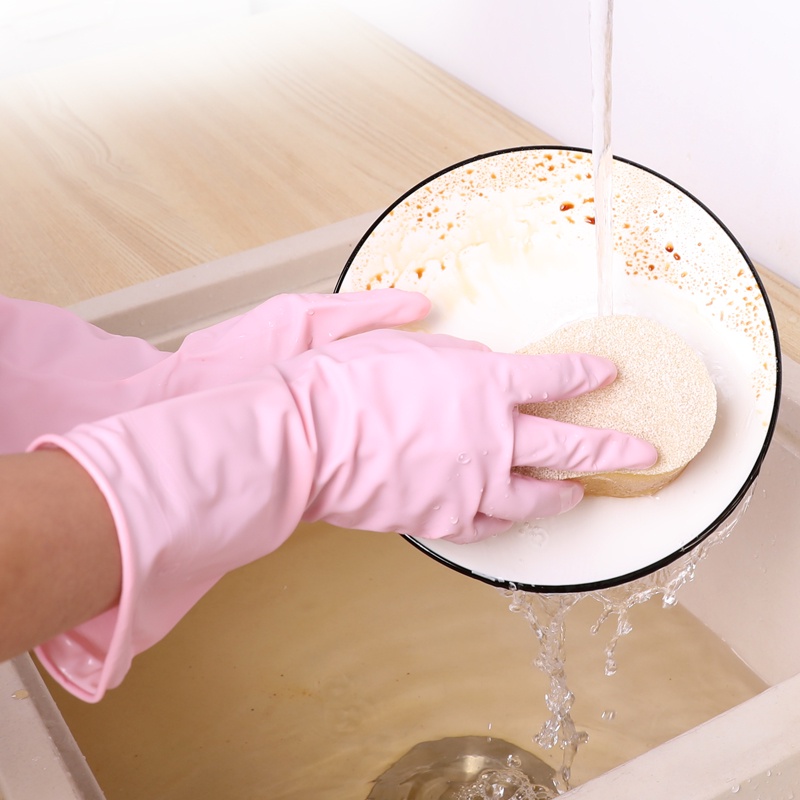 Găng Tay Rửa Bát Không Mùi Dày Dặn Siêu Bền Siêu Dai Seiwa Nhật Bản