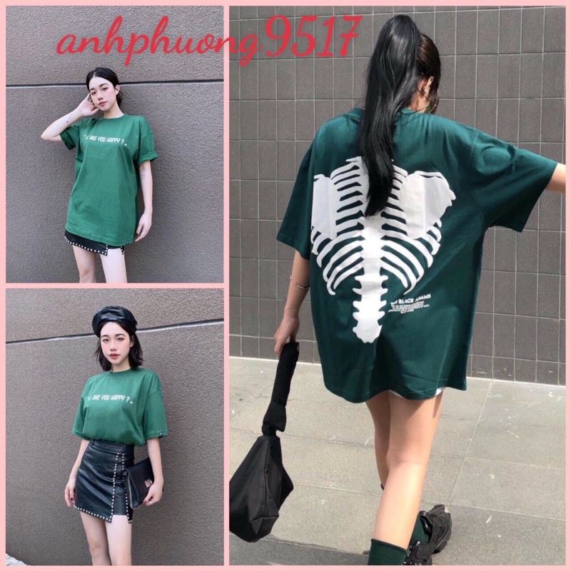 Áo thun Xương Cá Xanh Trend 3158Áo phông unisex nam nữ mặc đôi, nhóm, lớp Cá tínhFree ship rẻ nhất