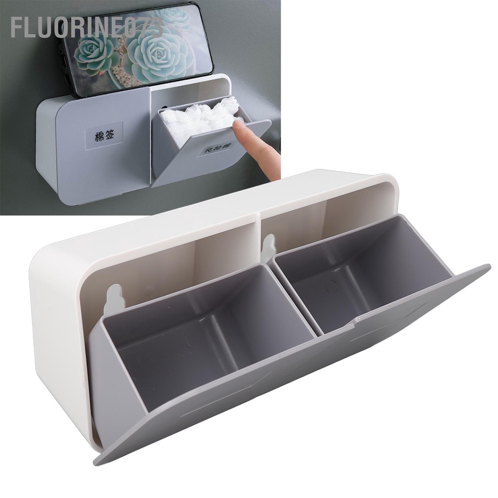[Hàng Sẵn] Hộp đựng đồ treo tường đa năng dành cho nhà bếp và phòng tắm 【Fluorine073】