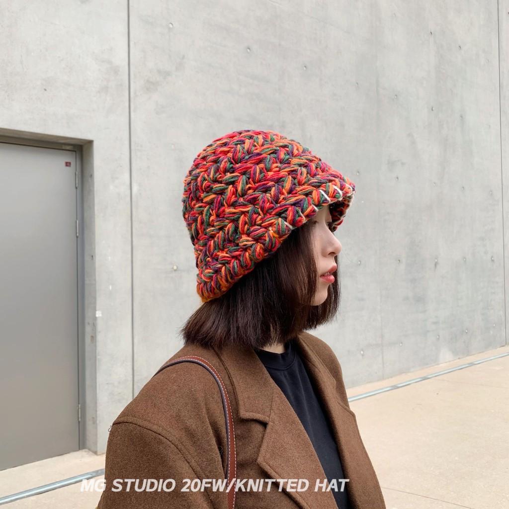 Mũ Len MG STUDIO Đan Thủ Công Nhiều Màu Sắc