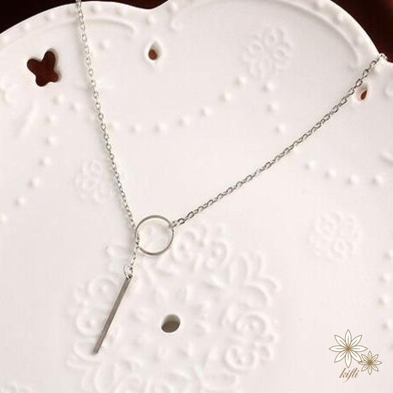 Vòng cổ Kim Loại Dáng Ngắn Thiết Kế Đơn Giản Thời Trang