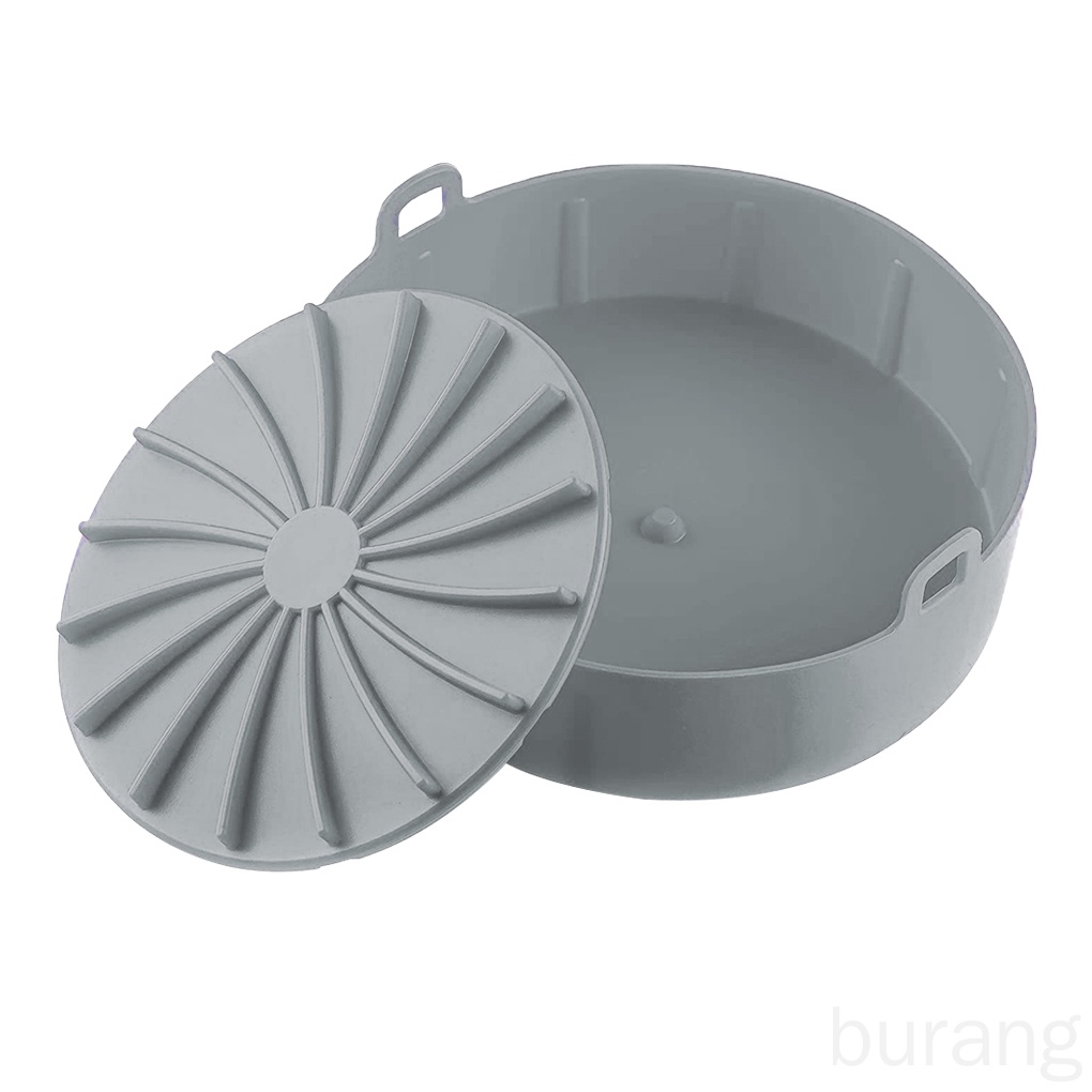 Nồi Chiên Không Dầu Bằng Silicone Cách Nhiệt Chống Dính Kích Thước Lớn 19cm