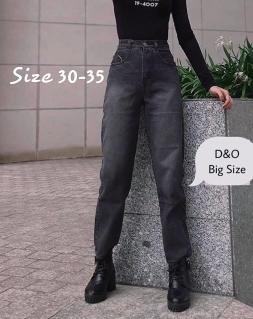 [Bigsize 30~35] Quần Baggy Size To - Lưng Cao - Phom To Dài Người Dáng Quả Lê MẪU CHUẨN | BigBuy360 - bigbuy360.vn