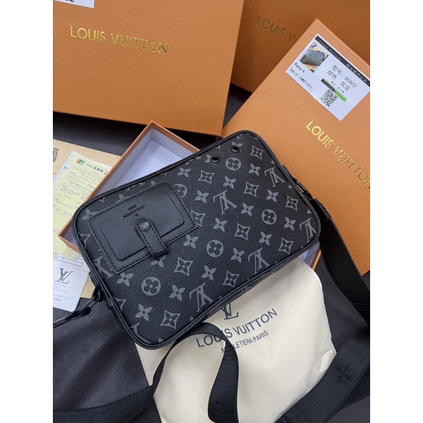 Lv Messenger for men Kích thước : 26cm 3 màu , dây đeo dài thêu logo fullbox bill da đẹp giá vừa tầm