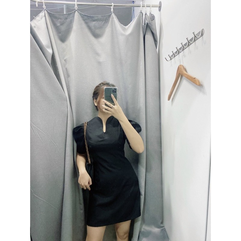 Đầm xòe BLAPINK thiết kế cổ tim - GALIC DRESS T182