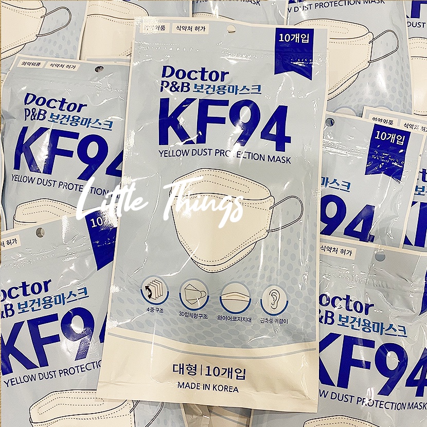 &lt;Hàng có sẵn&gt; Khẩu trang KF94 Doctor P&amp;B nội địa Hàn, Made in Korea