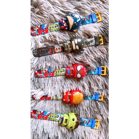 KÈM ĐỒNG HỒ / Bộ quần áo siêu nhân khổng lồ xanh kèm choàng mặt nạ - Đồ siêu nhân hoá trang samkids