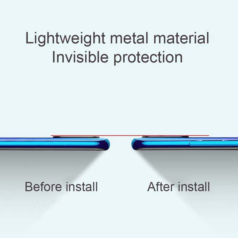 3 In 1 Tempered Glass For Xiaomi Redmi Note 7 Pro Screen Protector + Camera Lens Glass + Metal Ring