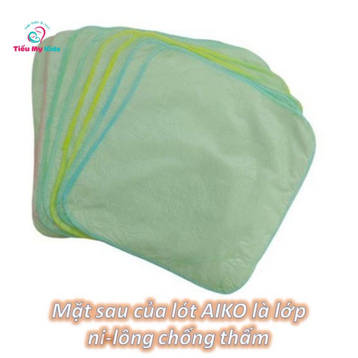 (Chính hãng) Set 8 tấm lót sơ sinh chống thấm Aiko