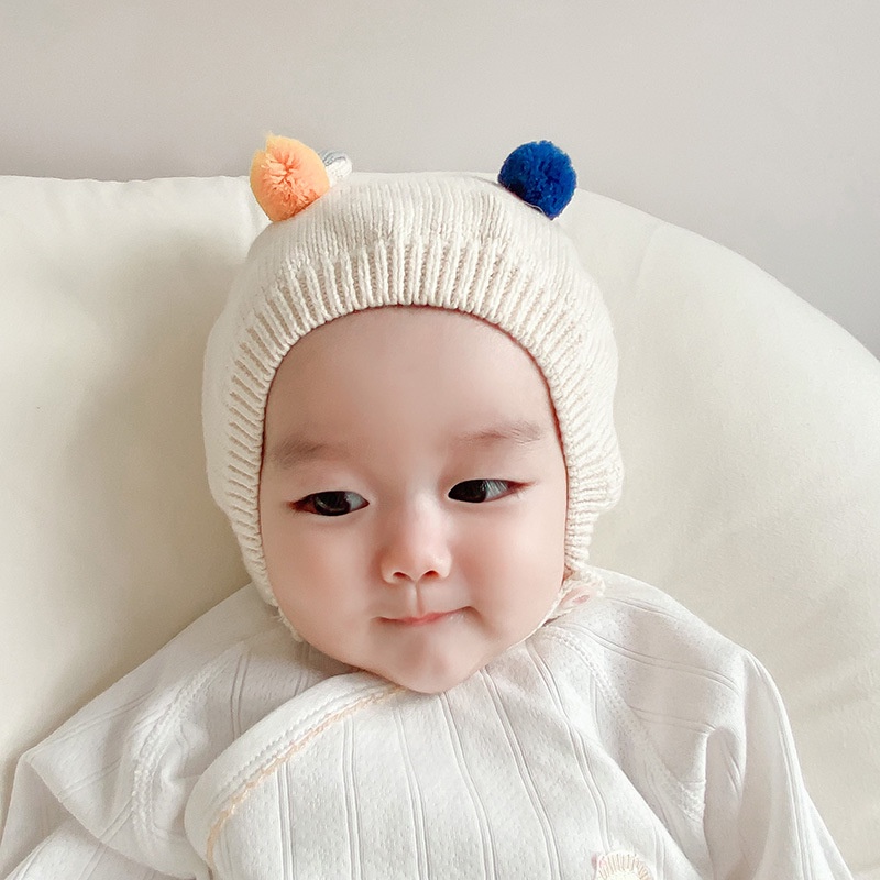 Mũ len siêu dễ thương dành cho bé từ 0-12 tháng tuổi