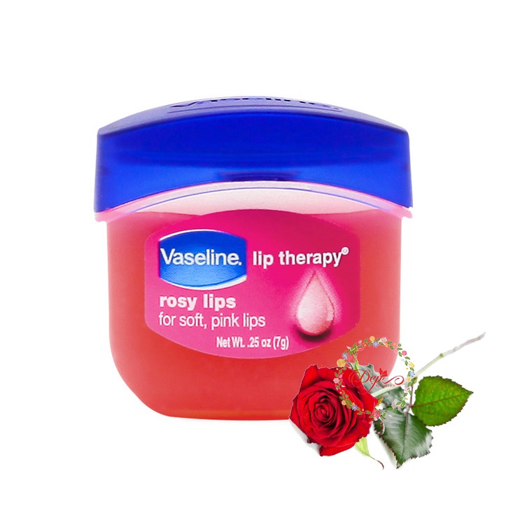 Son dưỡng môi Vaseline Therapy Rosy Lip 7g Chính Hãng Từ Unilever