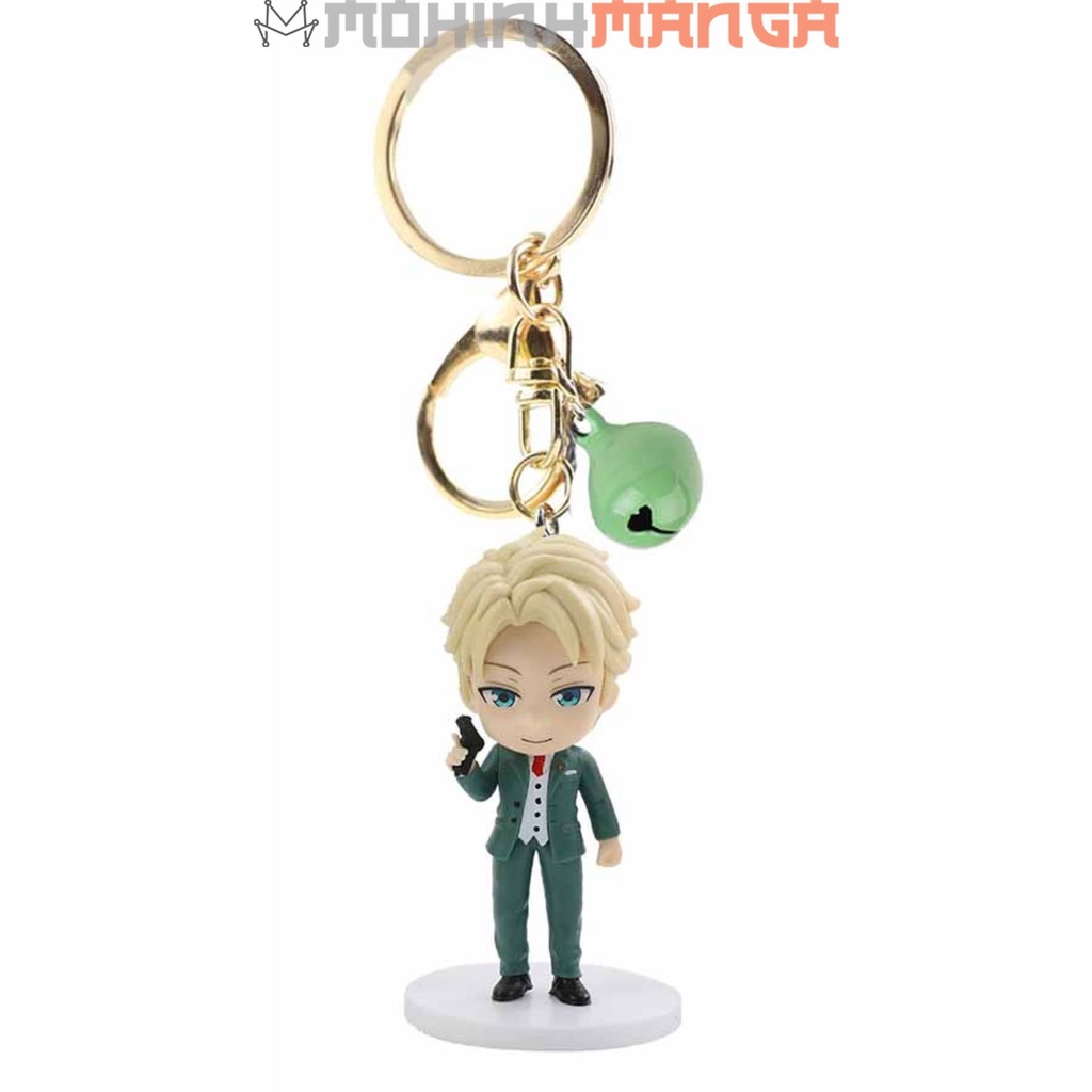Móc khóa mô hình nhân vật Spy X Family Gia đình điệp viên Chibi Loid Forger Yor Forger Anya Forger cao 10cm
