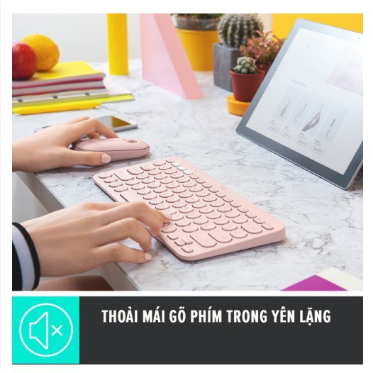 [Hỏa Tốc - HCM] Bàn phím Bluetooth Logitech K380 Multi-Device - Kết nối Bluetooth cùng lúc 3 thiết bị | Ngoc Vien Store