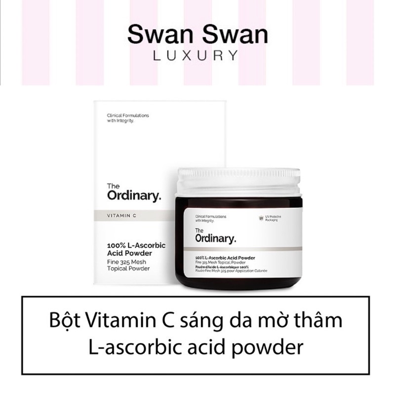 Bột Vitamin C The Ordinary Mờ Thâm Sáng Da 20g