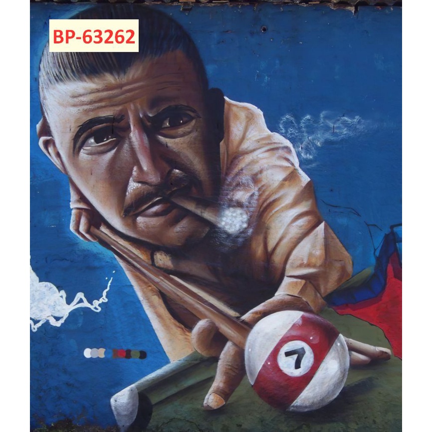 Tranh dán tường bida 3D giá rẻ