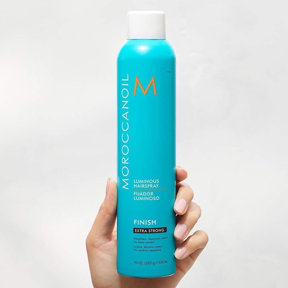 MOROCCANOIL FINISH STRONG Gôm Xịt Giữ Nếp Linh Hoạt Luminous Hair Spray