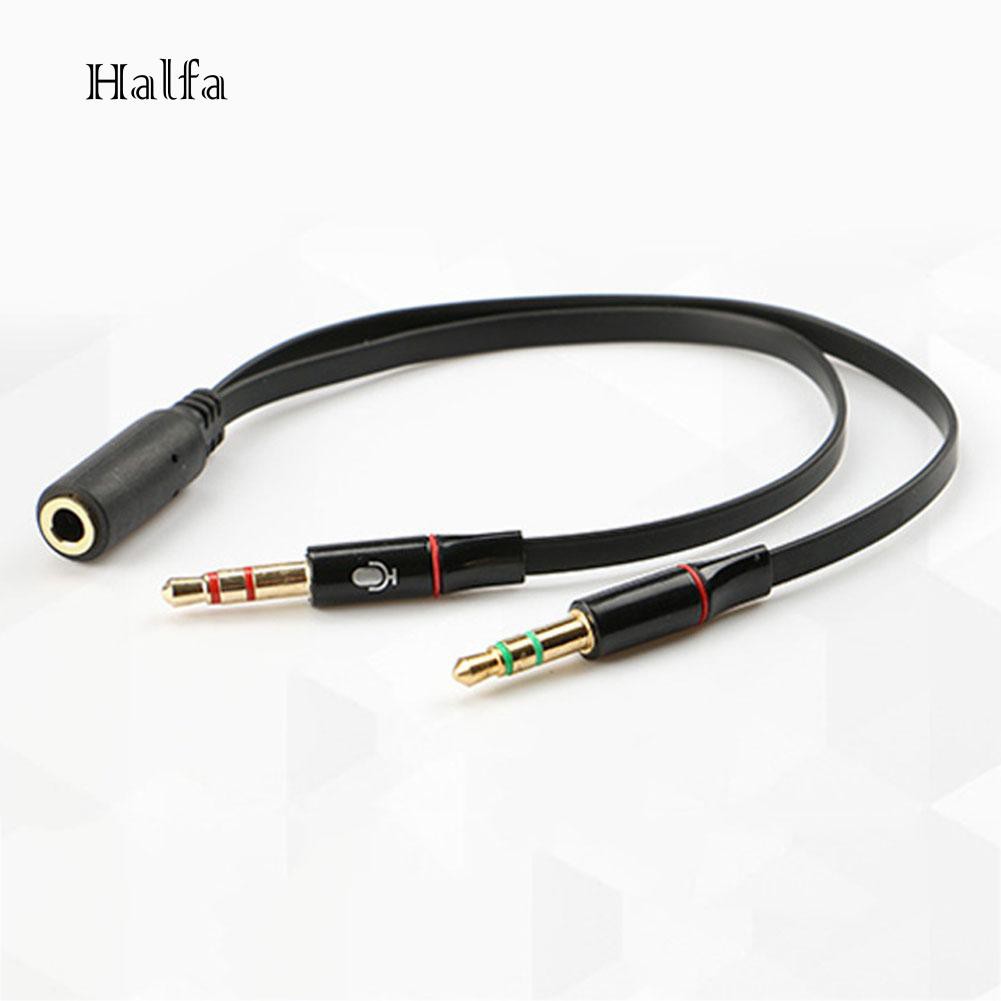 Dây gộp loa, mic | Dây cáp chia tai nghe và mic chuẩn cắm 3.5mm