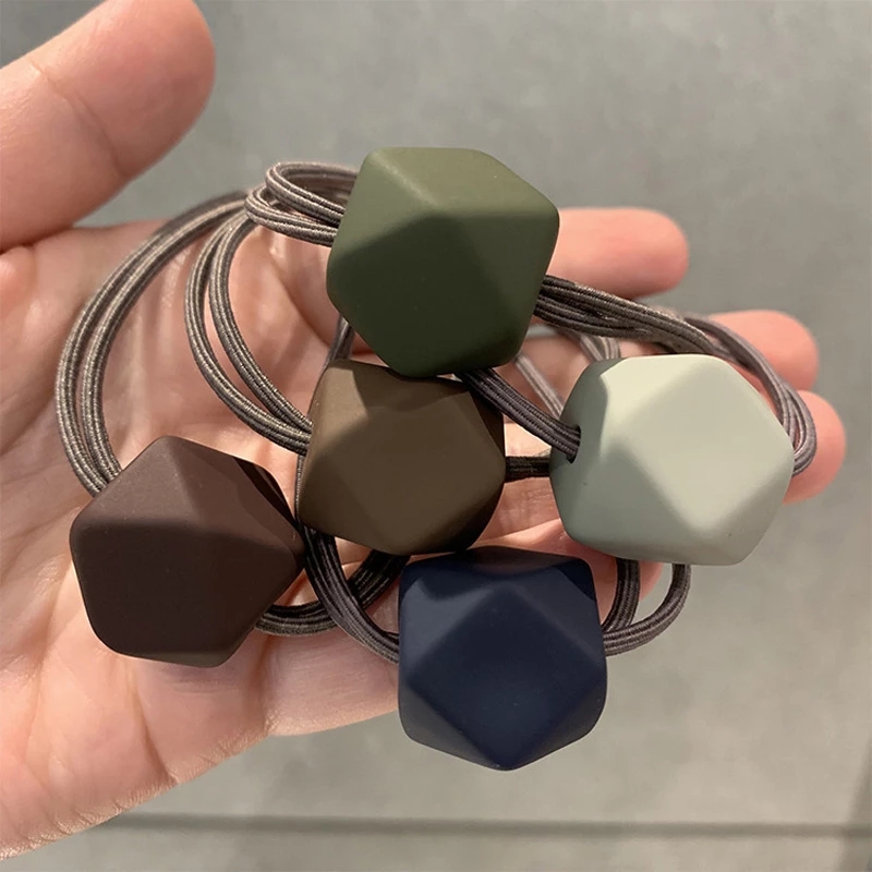 Dây Buộc Tóc Hình Vuông Bằng Cao Su Đàn Hồi Phong Cách Hàn Quốc