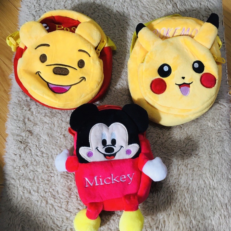 túi xách gấu,pikachu,mickey đẹp cho bé