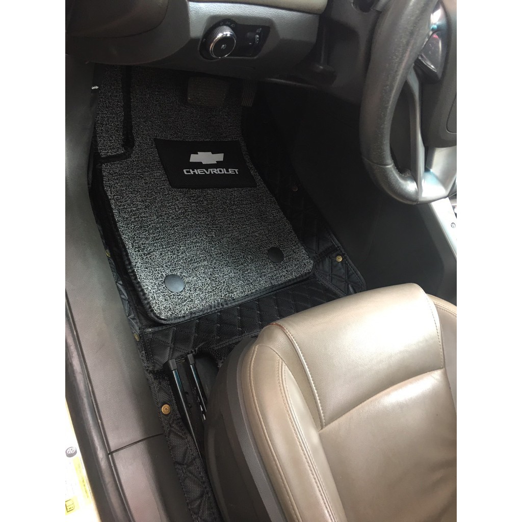 Thảm lót sàn ô tô 5D,6D cao cấp Cacbon Elite Chevrolet Cruze