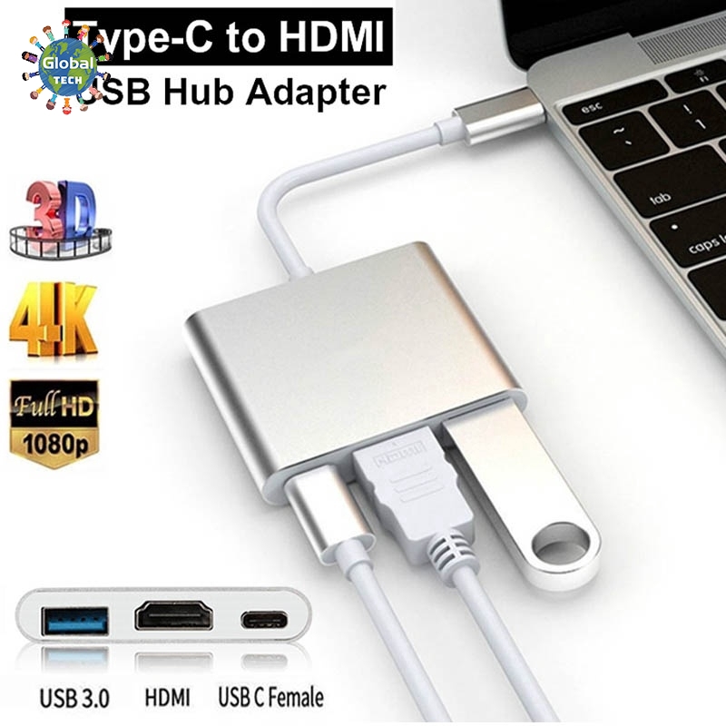 HUB chia cổng chuyển đổi đầu USB Type C đa năng dành cho Retina MacBook