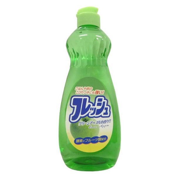 Chai nước rửa bát chén hương táo 600ml Rocket