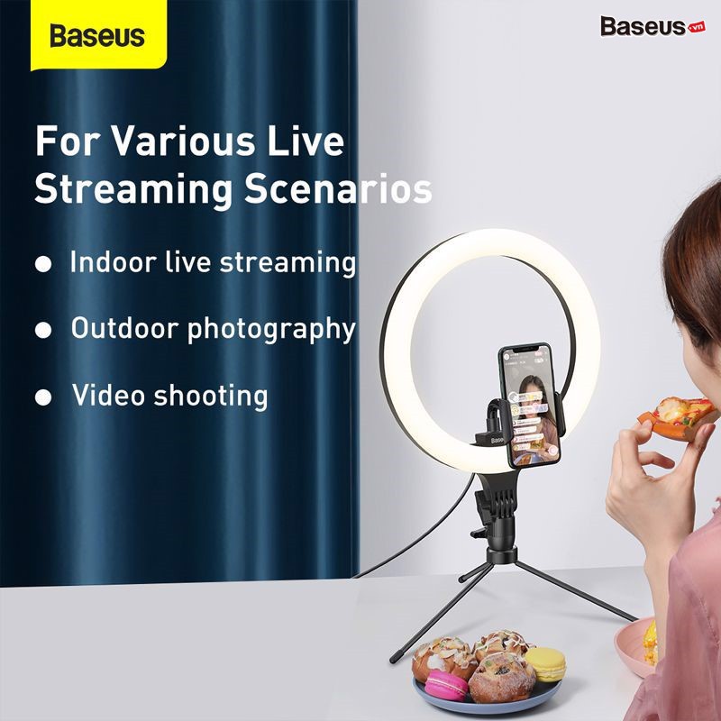 Đèn LIVESTREAM Baseus Live Stream Holder-Table Stand  - Hàng Chính Hãng