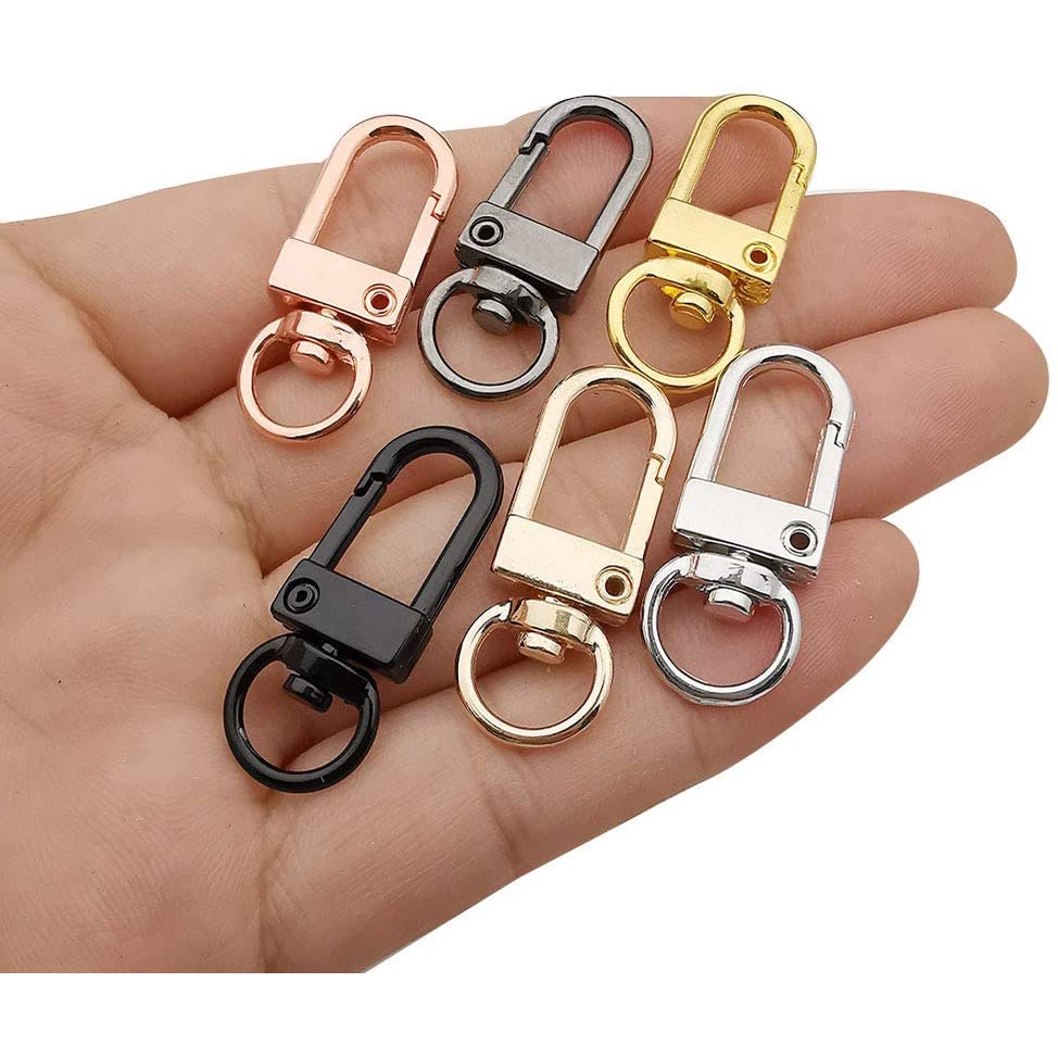 Bộ 10 Móc Khóa Hợp Kim Kẽm Dùng Cho Hành Lý Và Quần Áo