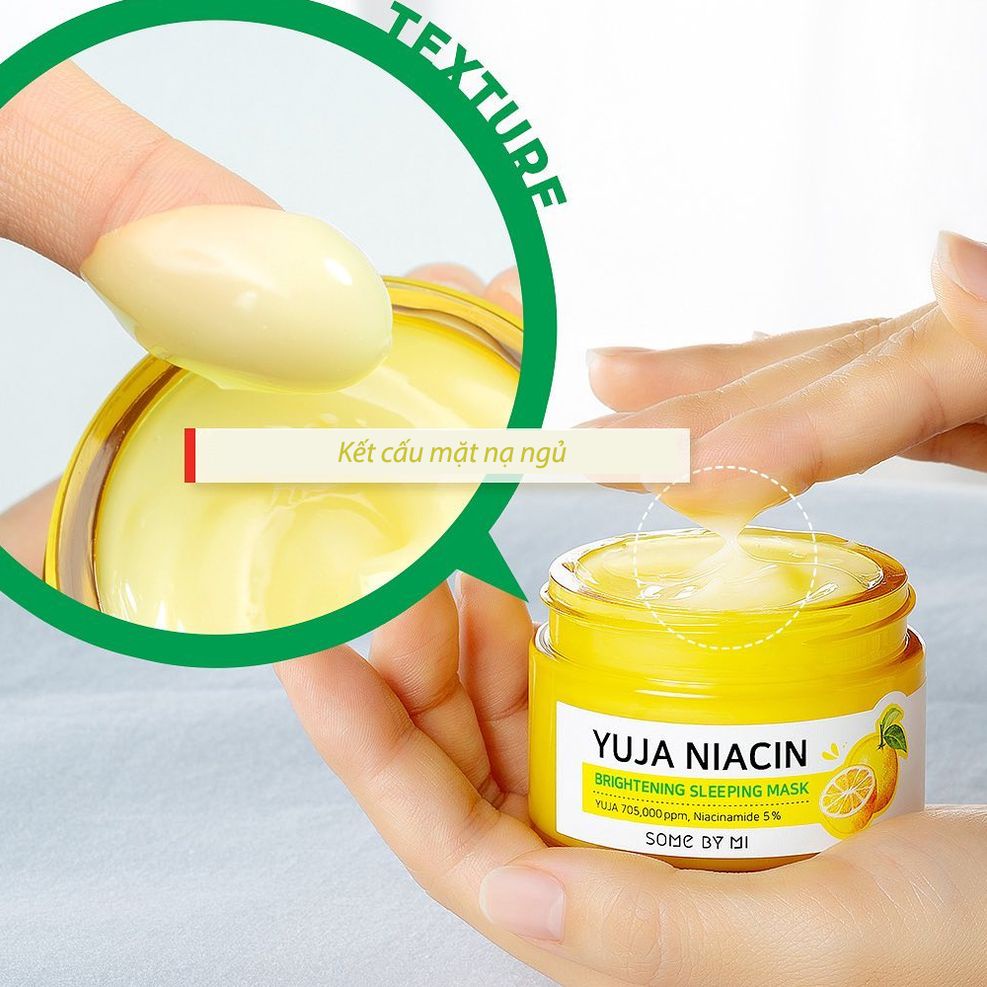 Mặt Nạ Ngủ Dưỡng Trắng Da Some By Mi Yuja Niacin 30 Days Miracle Brightening Sleeping Mask 15g/60g