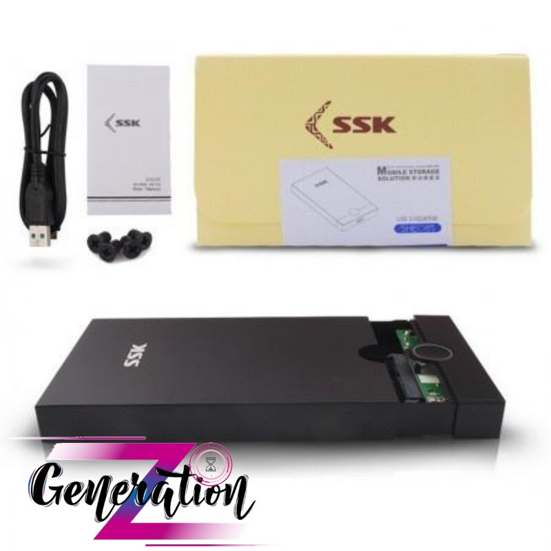 Box gắn SSK SHE 085 Chuẩn Sata 2.5 - Usb 3.0