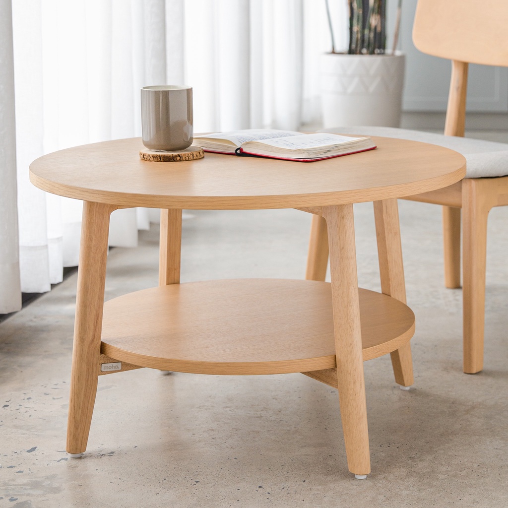 Bàn Sofa, Bàn Cafe, Bàn Trà Tròn Gỗ MOHO OSLO 901