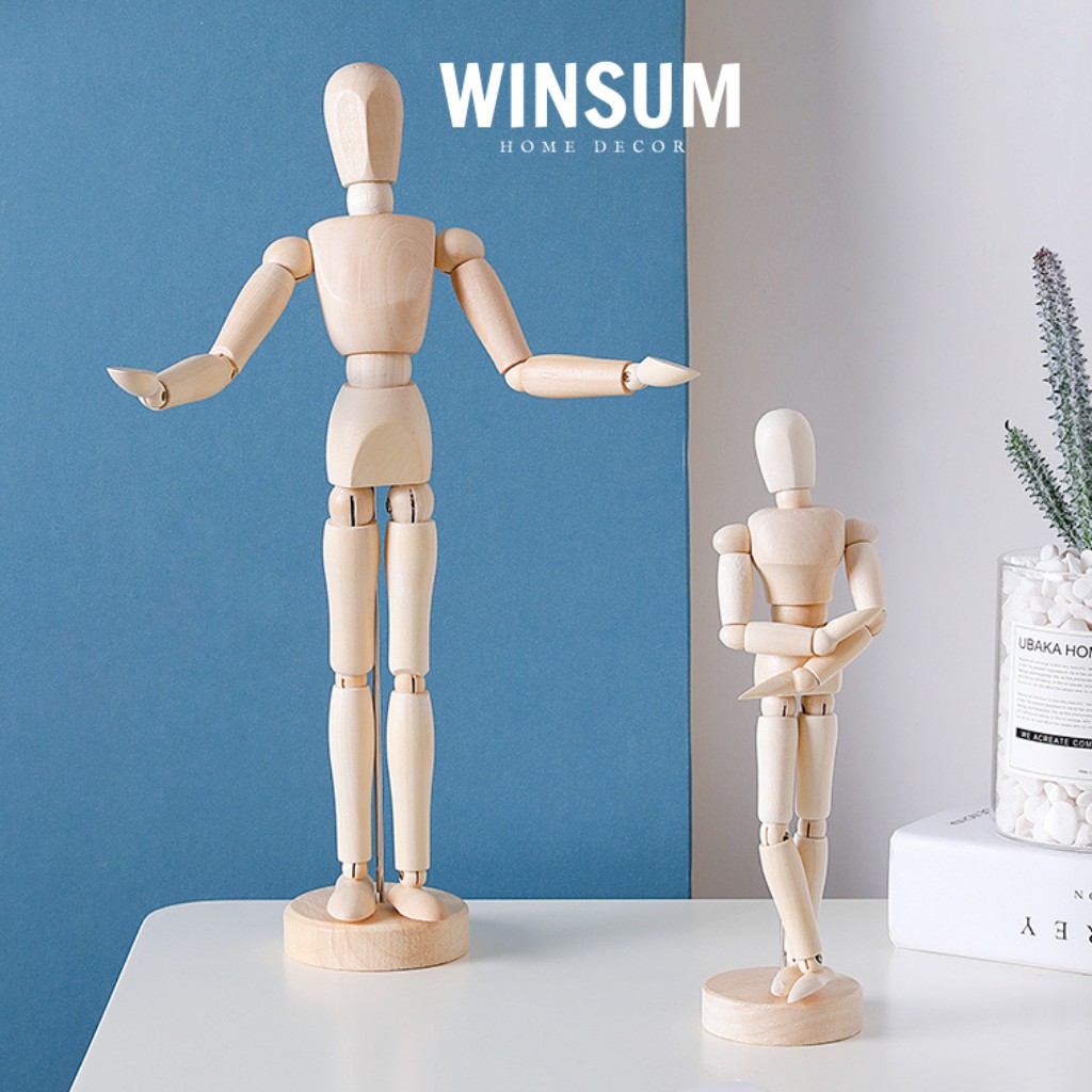 Người Gỗ Thay Đổi Hình Dáng, Trang Trí Nhà Cửa, Chụp Ảnh Flatlay - Winsum.decor