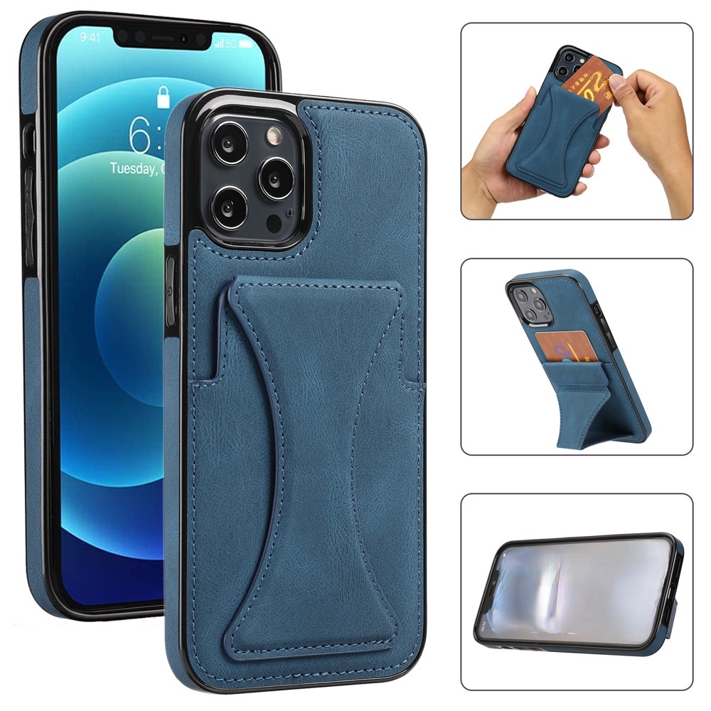 Bao Da Điện Thoại Có Ngăn Đựng Thẻ Chống Sốc Cho iphone 14 12 15 11 13 pro max 12mini xsmax xr 7 8 plus