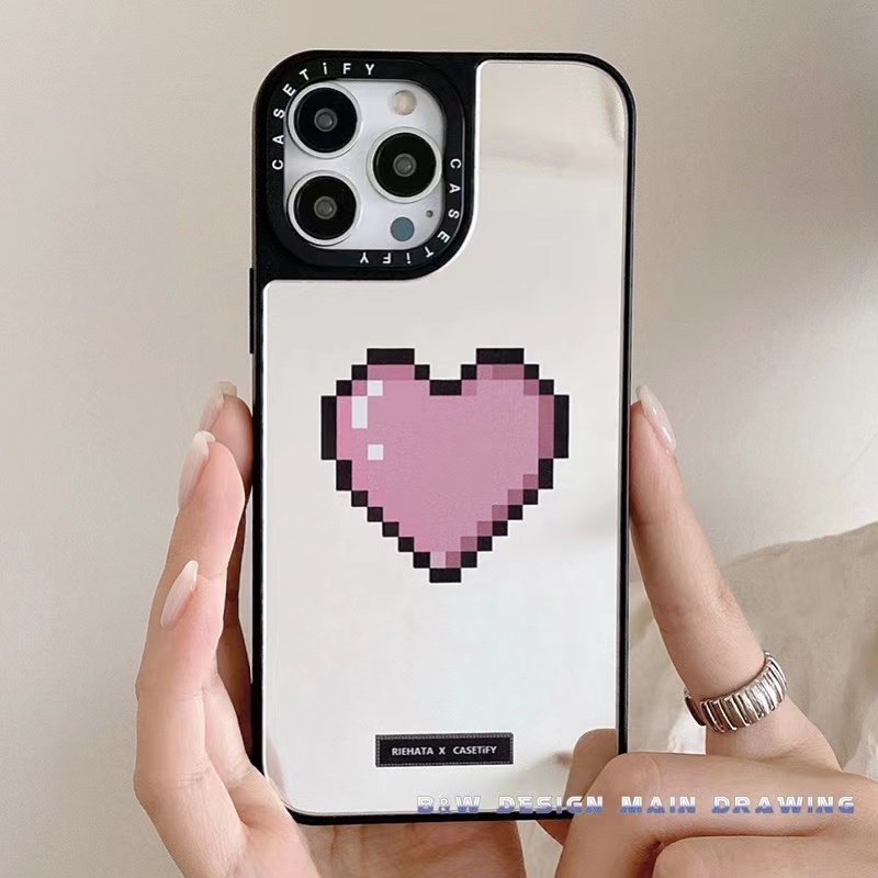 Ốp Điện Thoại Acrylic Cứng Tráng Gương Hình Hoa Cho iPhone 13 12 11 Pro MAX IX XS MAX XR i7 i8 Plus
