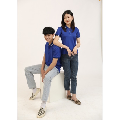 Áo Polo Nữ Màu Xanh Dương BLUECHIC Cổ Bẻ Chất Liệu Poly Cá Sấu Cao Cấp Trẻ Trung Chuẩn Form NF010